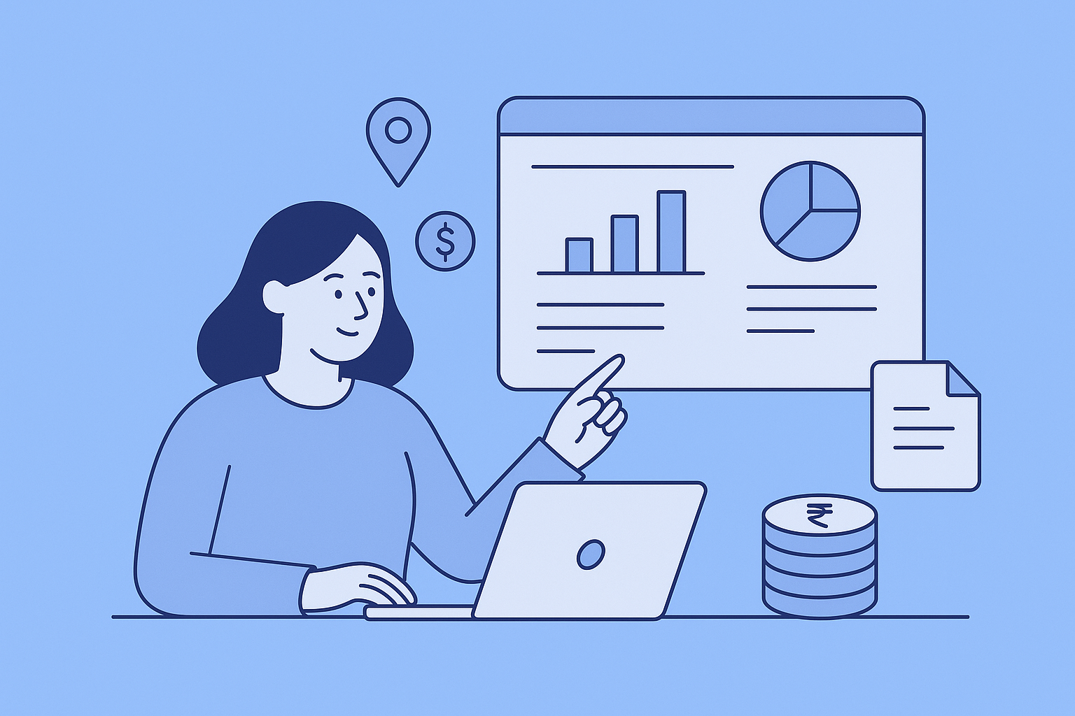 corporate card with digital control