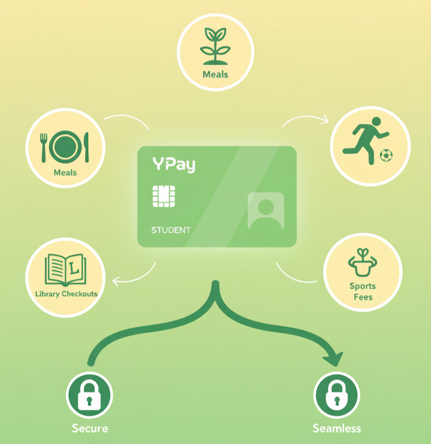 Smart ID card for cashless payments and access control